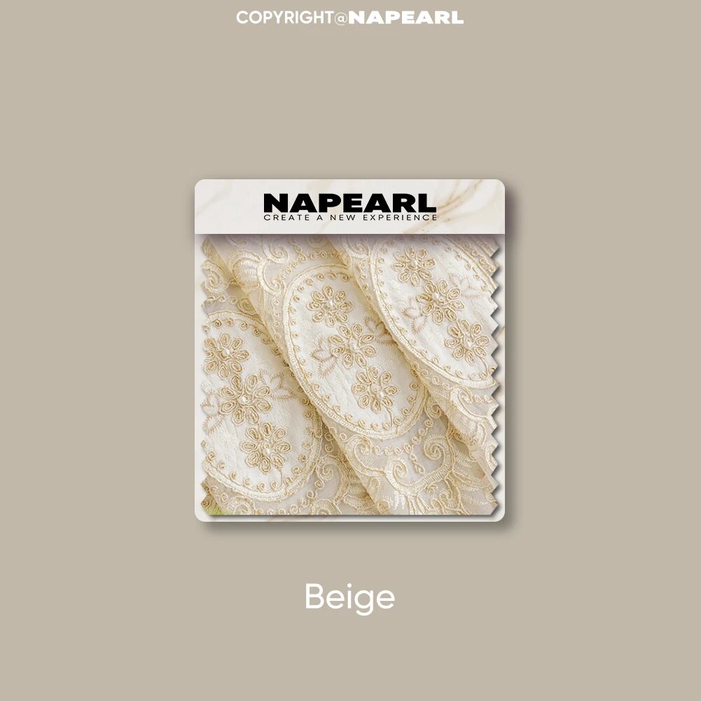 NAPEARL тюлевая занавеска из полиэстера для спальни