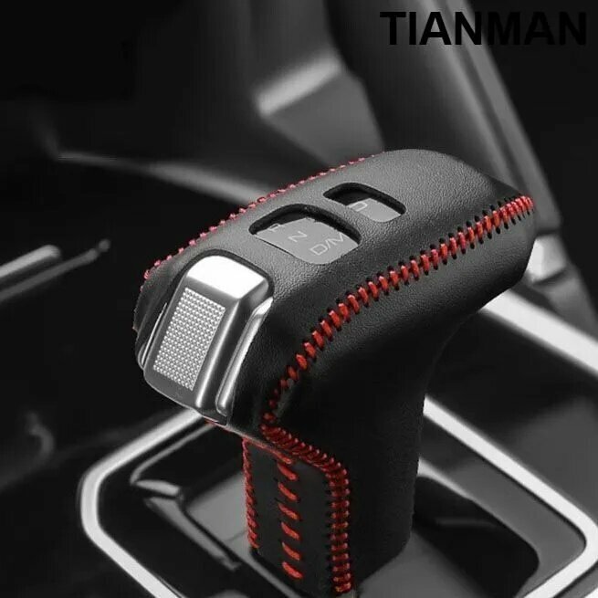 Чехол на ручку АКПП для Haval H9 M6 plus 2024/ Чехлы на для хавал н9 м6 защита аксессуары-Veter Krug/черное