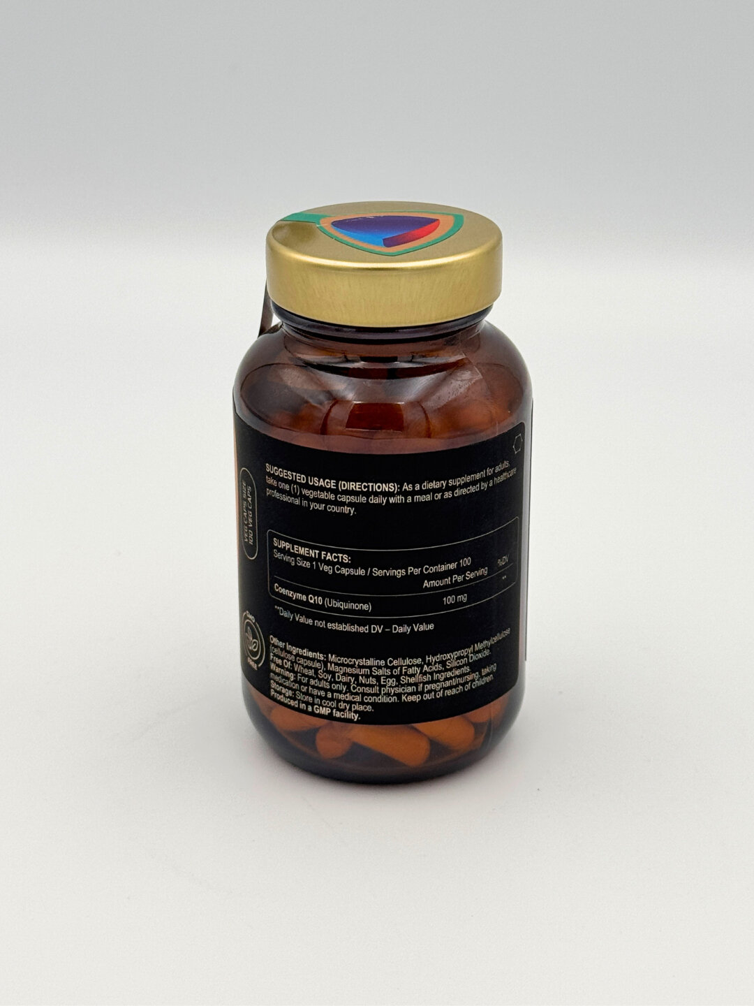 Препарат FuelUp, Coenzyme Q10, для сердца и сосудов, 100мг, 100капсул — фото 1