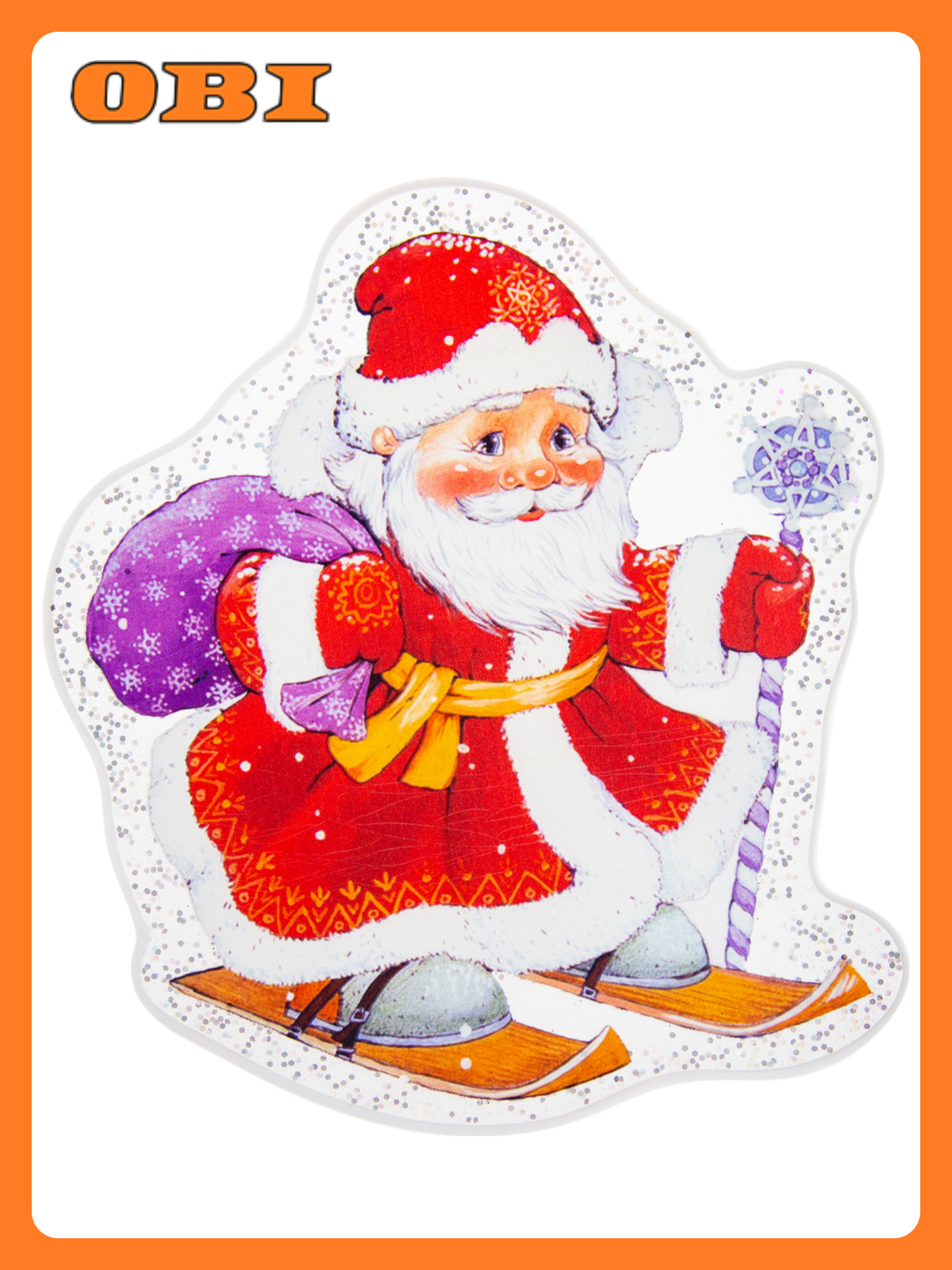 Наклейка на окно 20х20 см в ассортименте