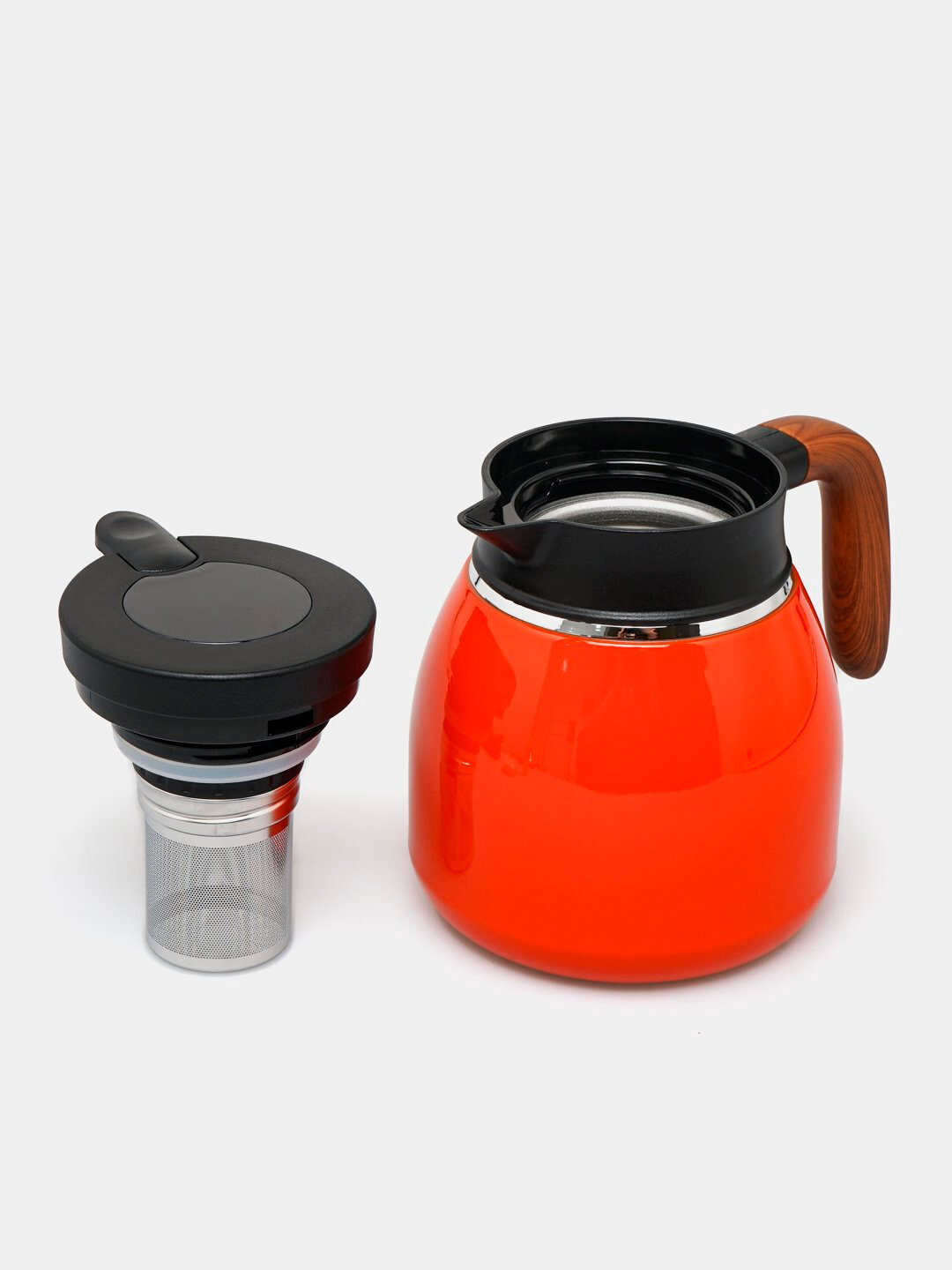 Термос, 1.1л, нержавеющая сталь, герметичная крышка, сохранение тепла до 12 часов — фото 1