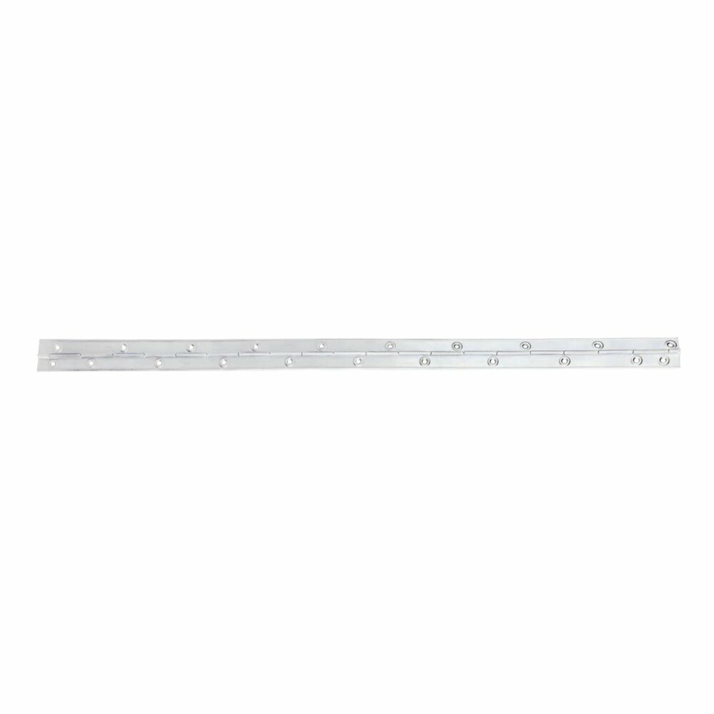 Петля рояльная для мебельных фасадов, оцинкованная сталь, длина 60 см