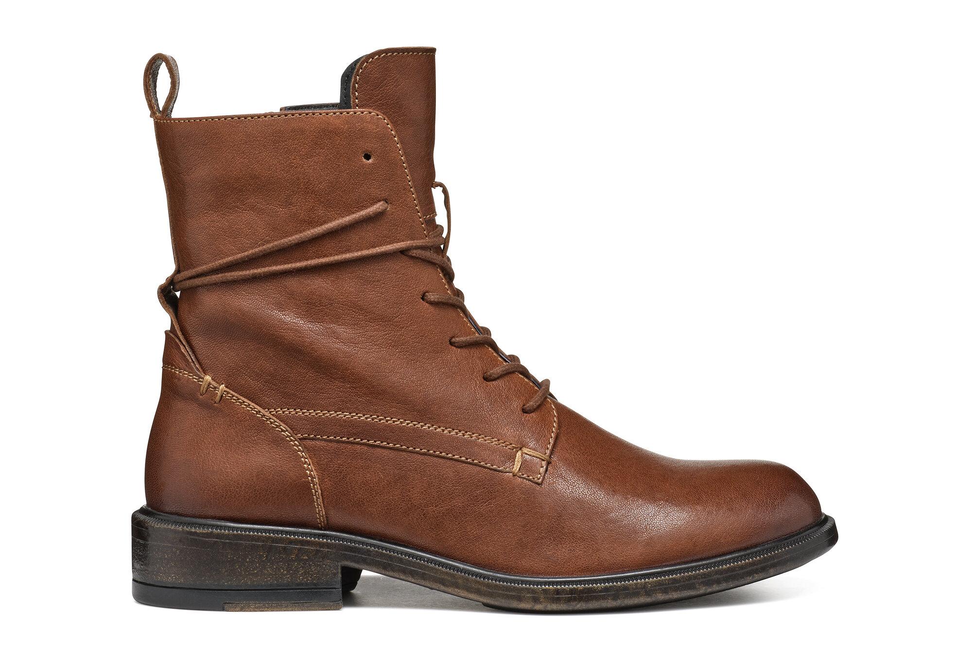 Ботинки GEOX Catria, размер 36 EU, коричневый