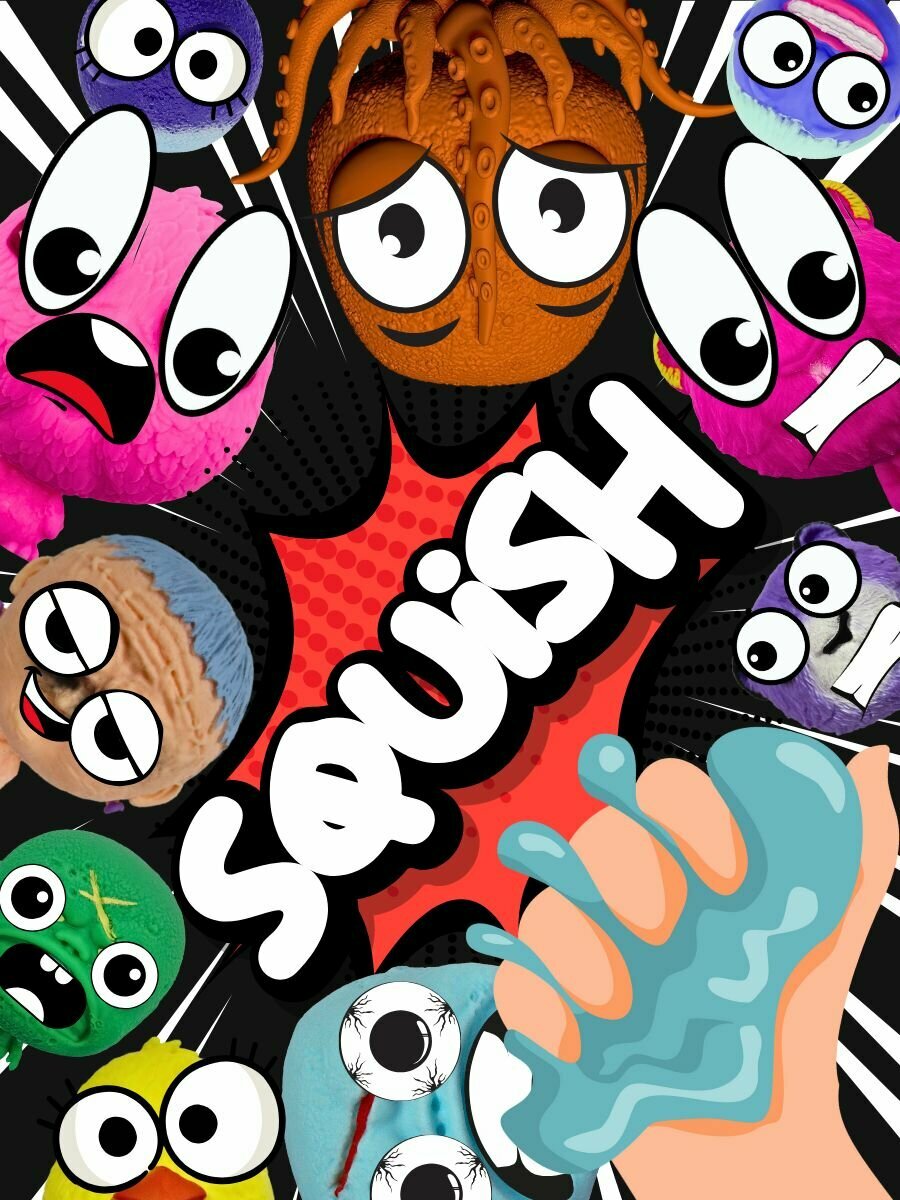 Фигурка тянучка Stretchapalz "Морозный Йети" антистресс игрушка, подвижная 12 см, 1 шт — фото 1