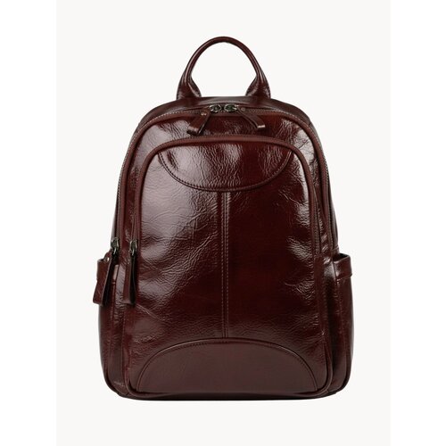 Рюкзак городской женский CAPRI из натуральной кожи коричневый CAP-5666-Brown