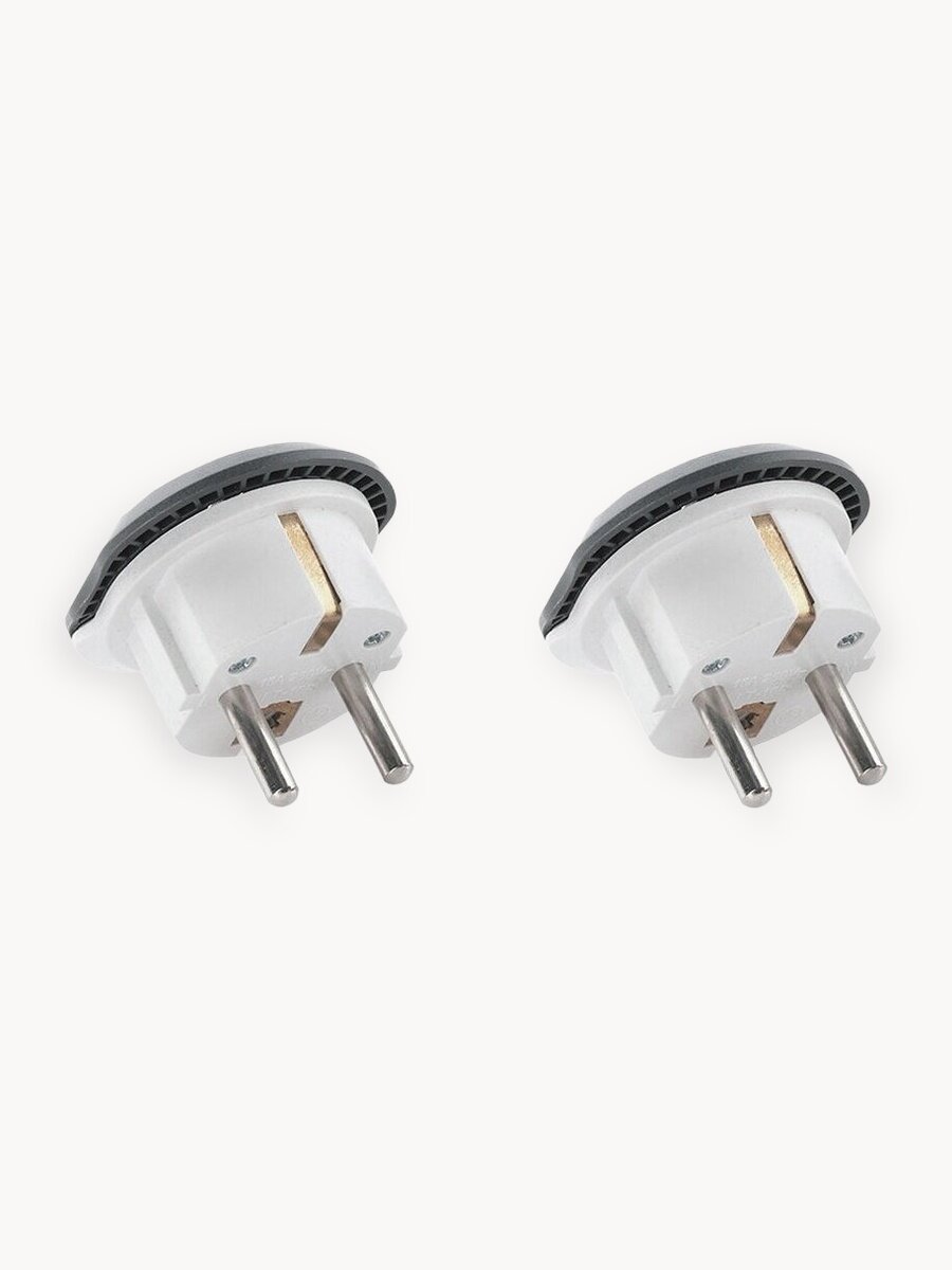 Переходник с китайской вилки для всех типов розеток 2 шт. (Арт.00171)