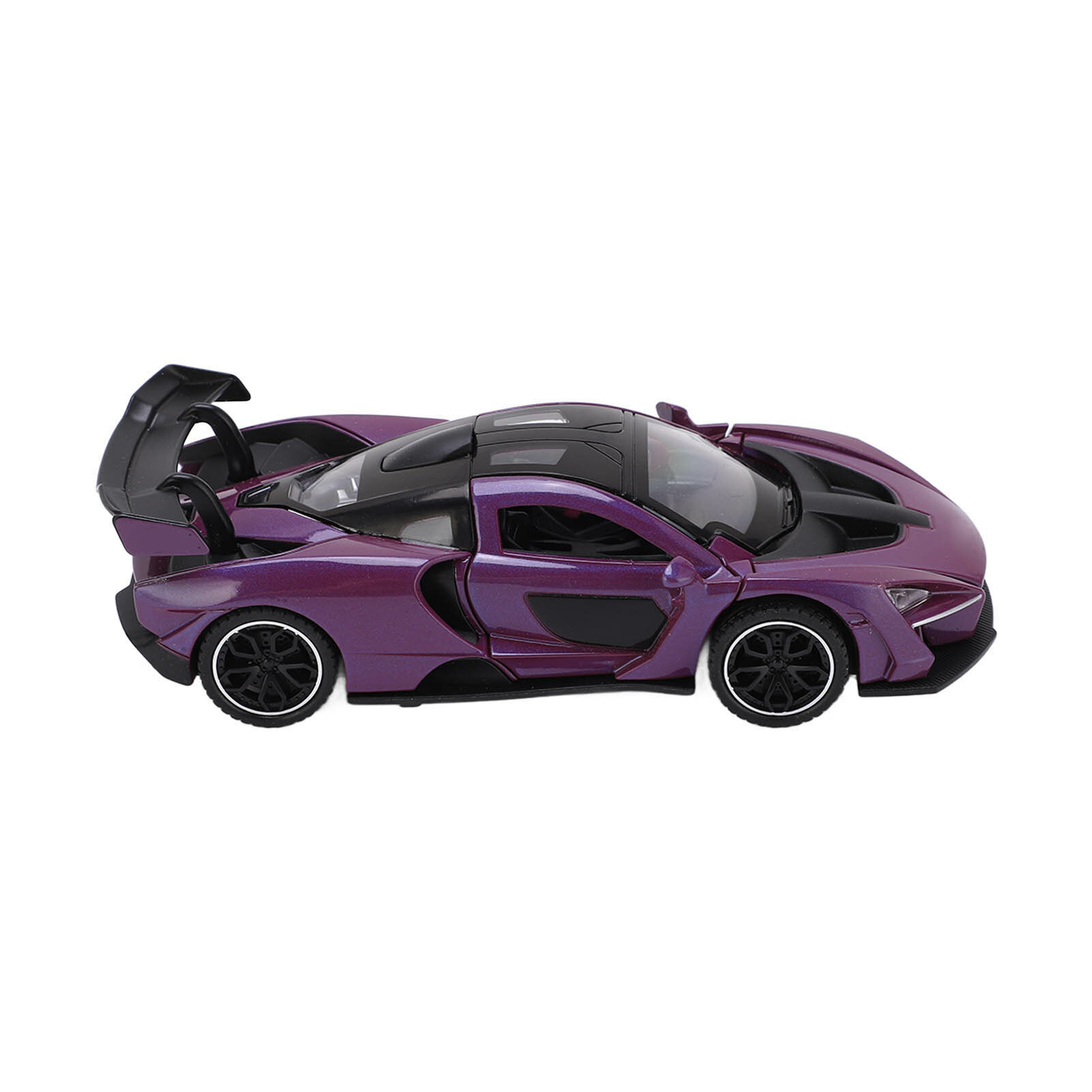 1/32 Die Cast Car Model Model износ износостойкий звук и легкий возвращаемый игрушечный автомобиль для 3+ (фиолетовый)
