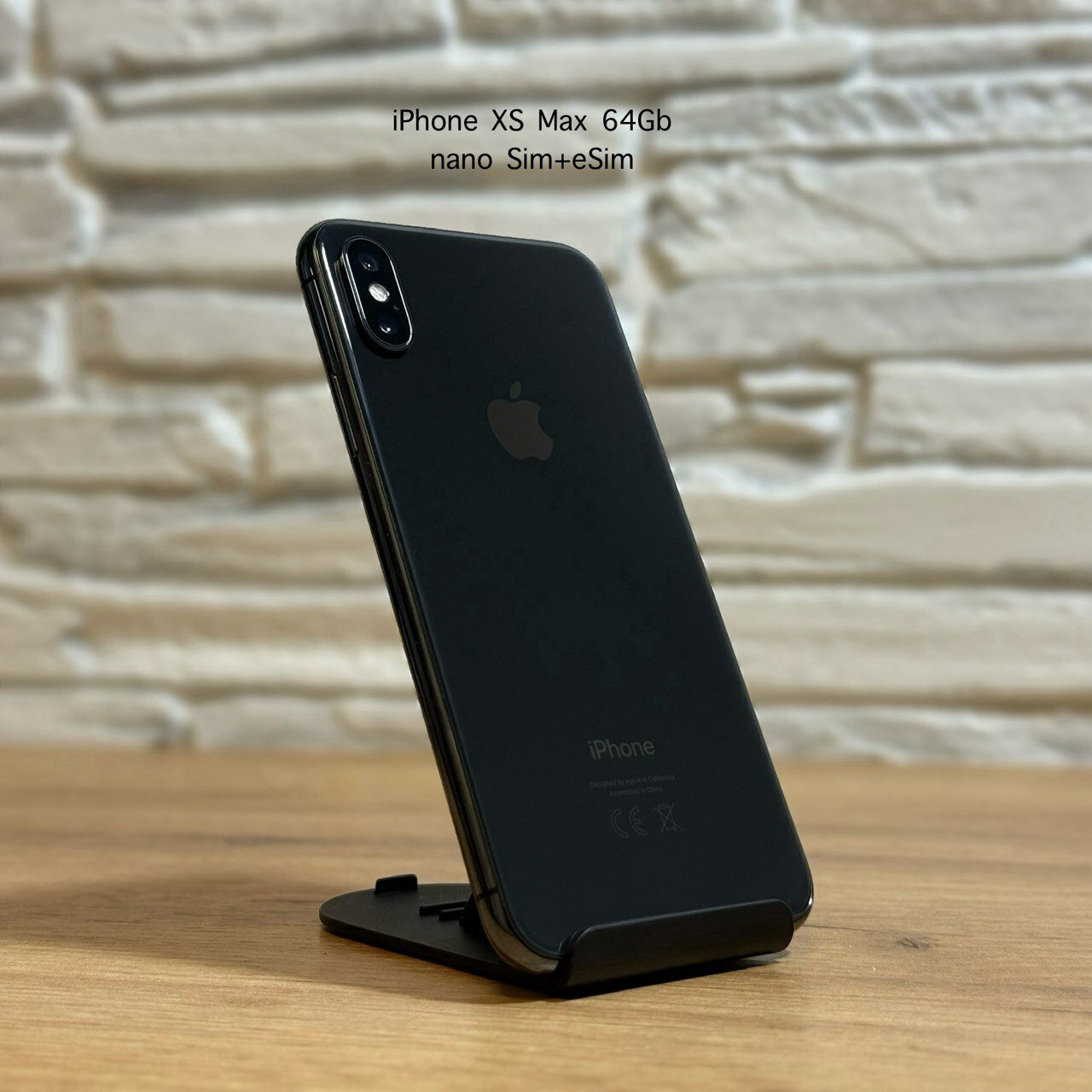 Смартфон Apple iPhone Xs Max 64 ГБ, nano SIM+eSIM, серый космос