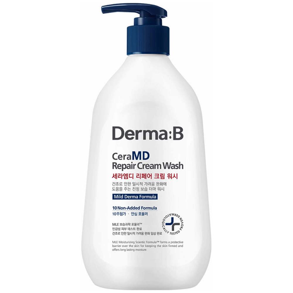 Липосомный крем-гель для душа с ламеллярной эмульсией Derma: B CeraMD Repair Cream Wash