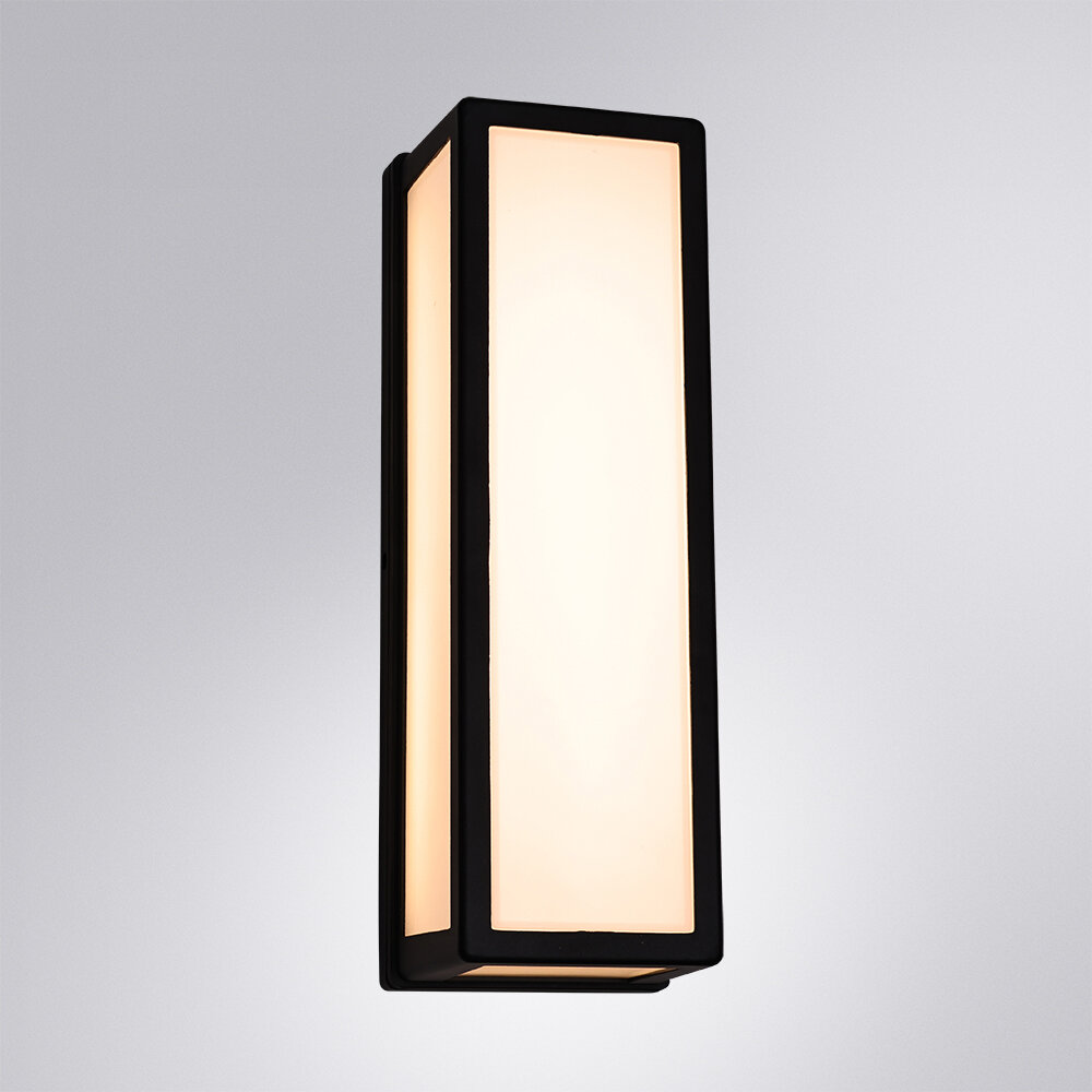 Уличный настенный светильник Arte Lamp ALPHARD IP54 2 лампы Е27 20 Вт черный