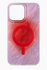 Чехол для iPhone 16 pro Max с Magsafe. Красный с узорами. Apple iPhone 16 Pro Ma...