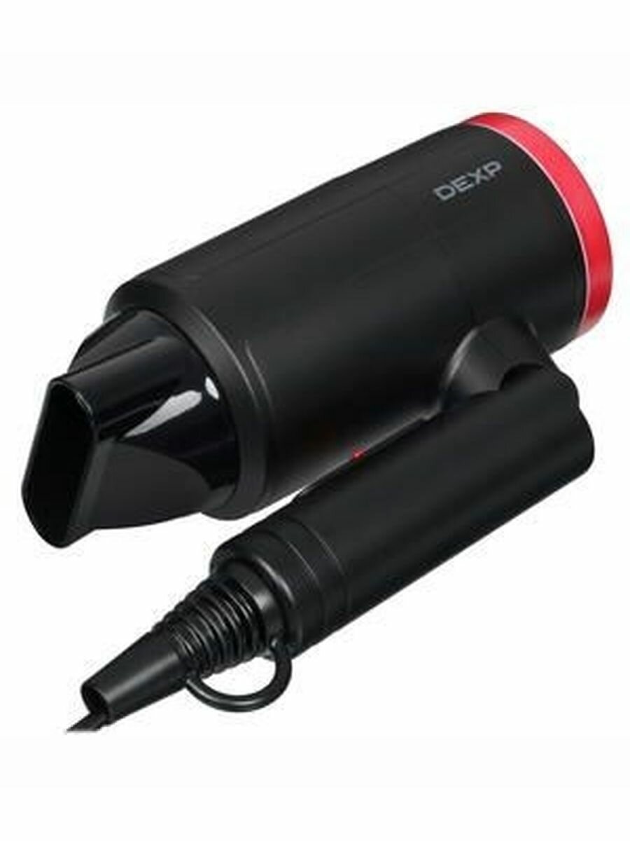 Фен DEXP HD-575 1300Вт, подача холодного воздуха, турмалиновая ионизация