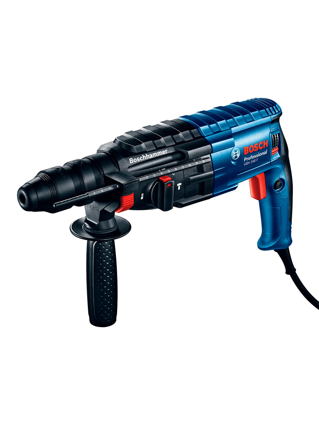 Перфоратор BOSCH GBH 240, sds-plus, 790 Вт, 3 режима, 2.7 Дж
