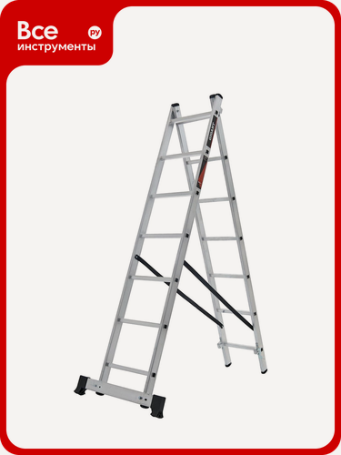 Изображение товара Двухсекционная лестница Gigant 7 ступеней L-02 2х7