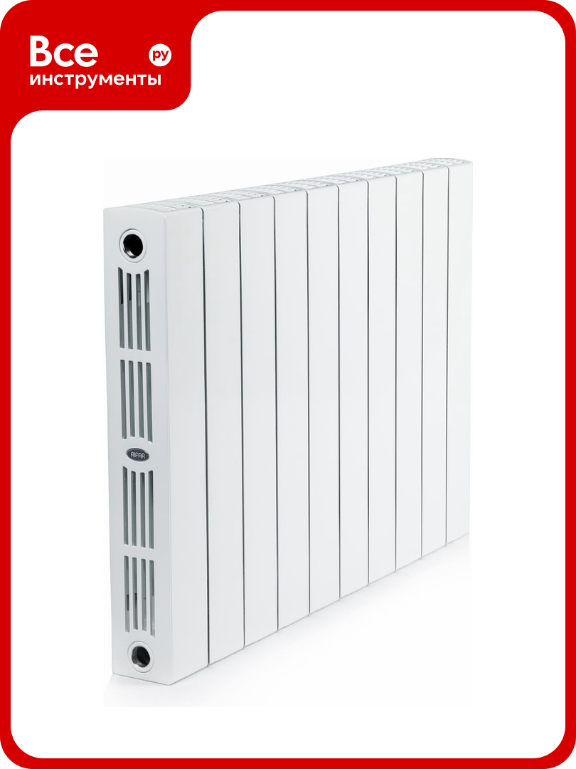 Биметаллический радиатор RIFAR SUPReMO 500 10 секц. бок. R-SU-500-10