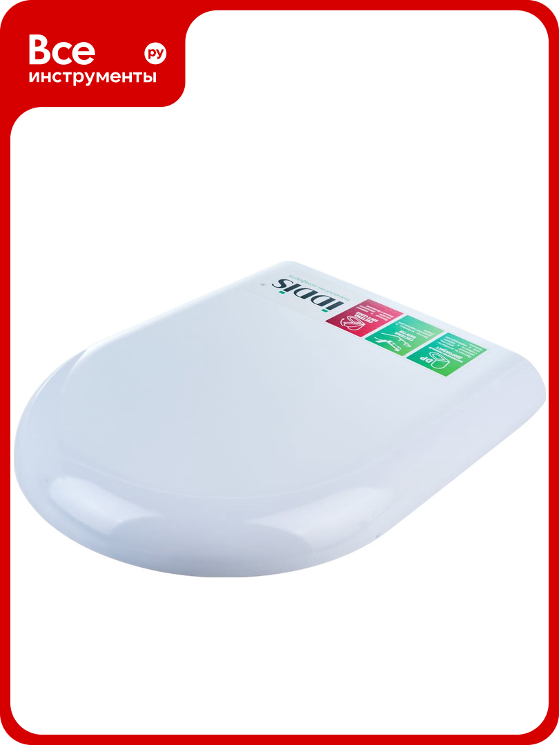 Универсальное сиденье для унитаза IDDIS Soft Close Easy Fix 001DPSEi31