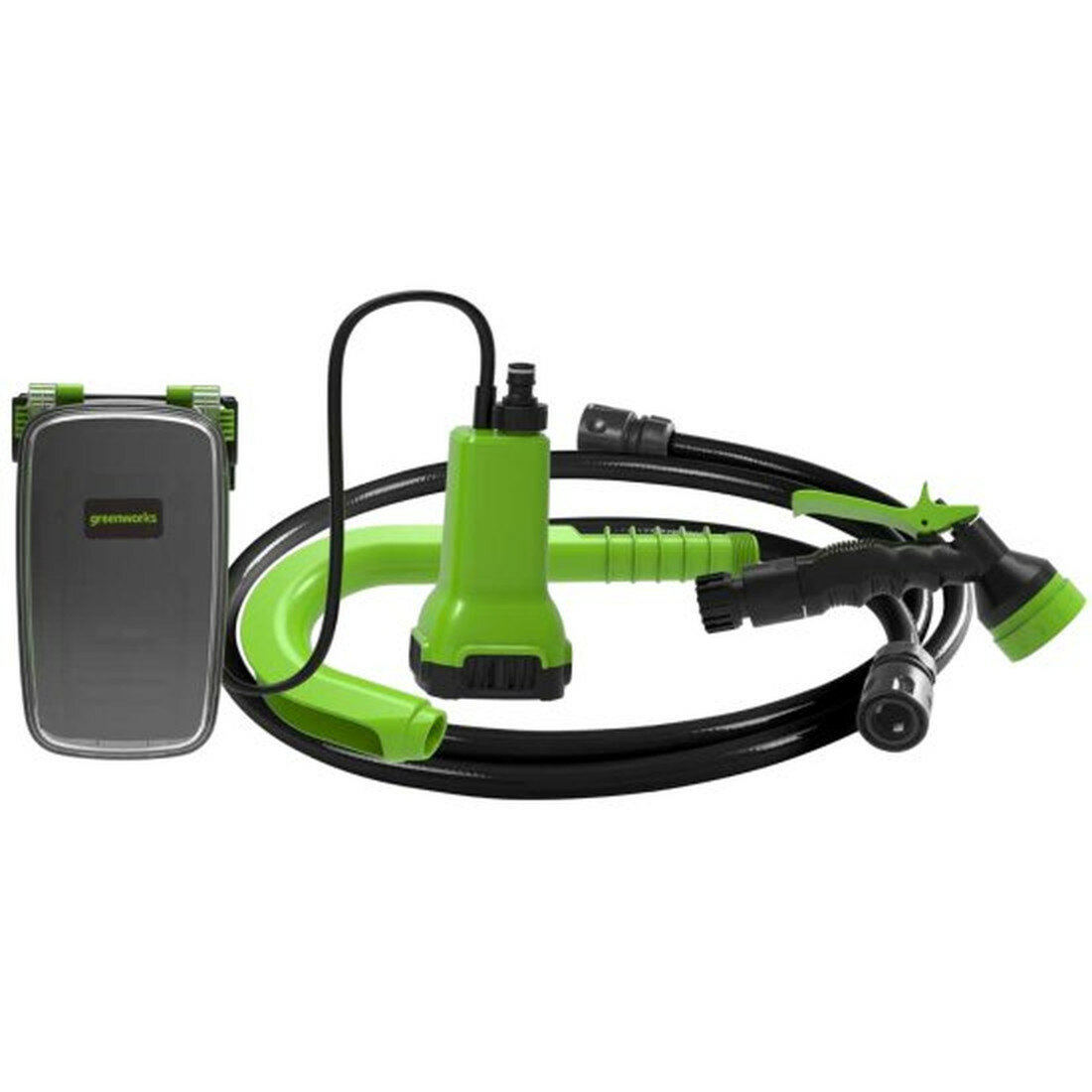 Насос Greenworks аккумуляторный для полива из бочки 3401007 24V без АКБ и ЗУ