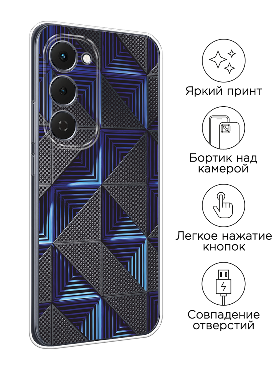 Чехол на Tecno Spark 40 Pro+ / Текно Спарк 40 Про+ с принтом IBM — фото 1