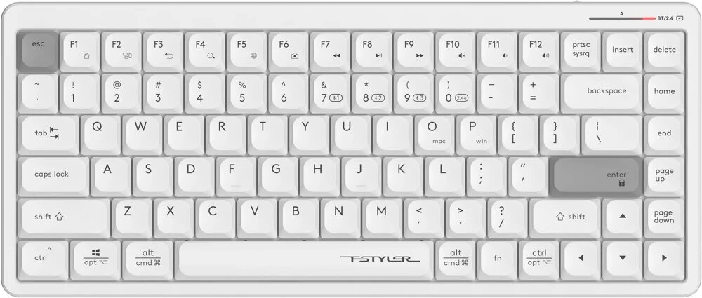 Клавиатура A4Tech Fstyler White (FBX53C)
