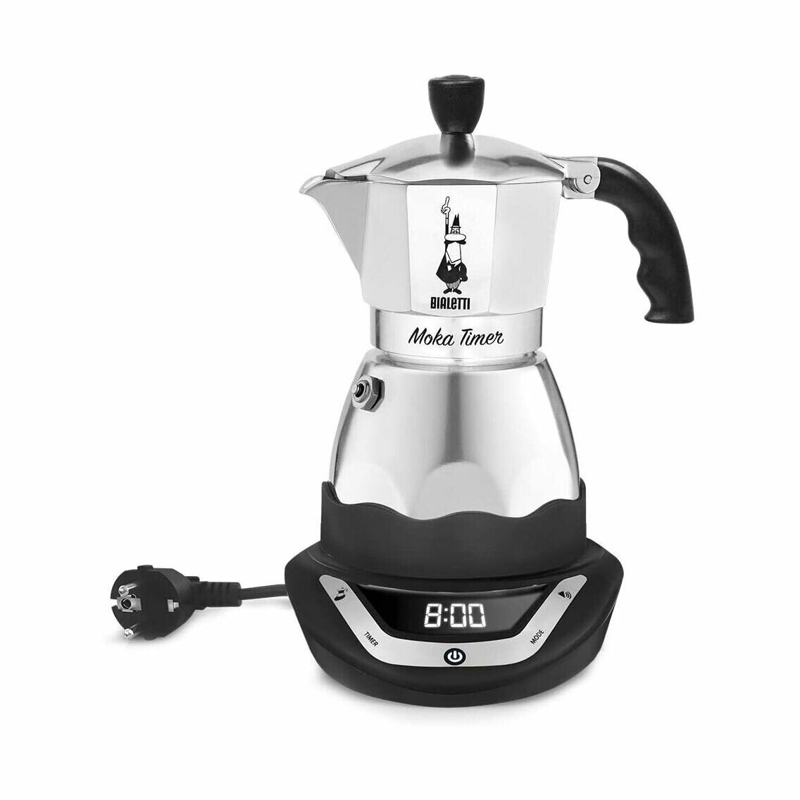 Гейзерная кофеварка Bialetti Moka Timer 6093 6 порций 240 мл