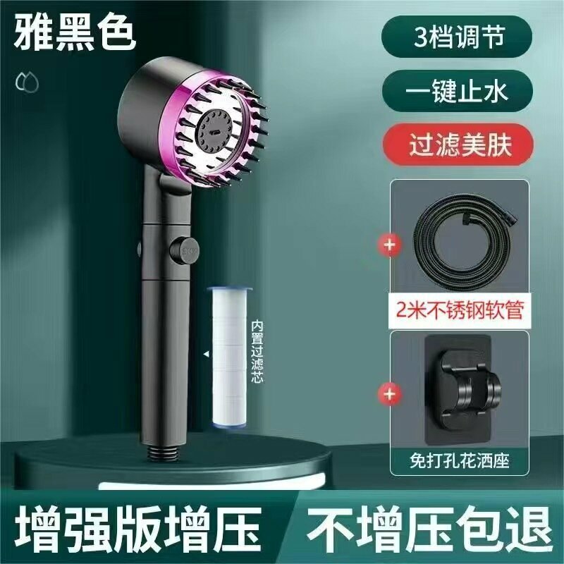 Фотографии Массажная душевая лейка Xiaomi Youpin, серый