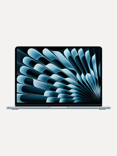 Изображение товара Ноутбук Apple MacBook Air 13 2025 M4 (13.6/2560x1664/16GB/512GB SSD/Apple graphics 10-core) Sky Blue MC6U4
