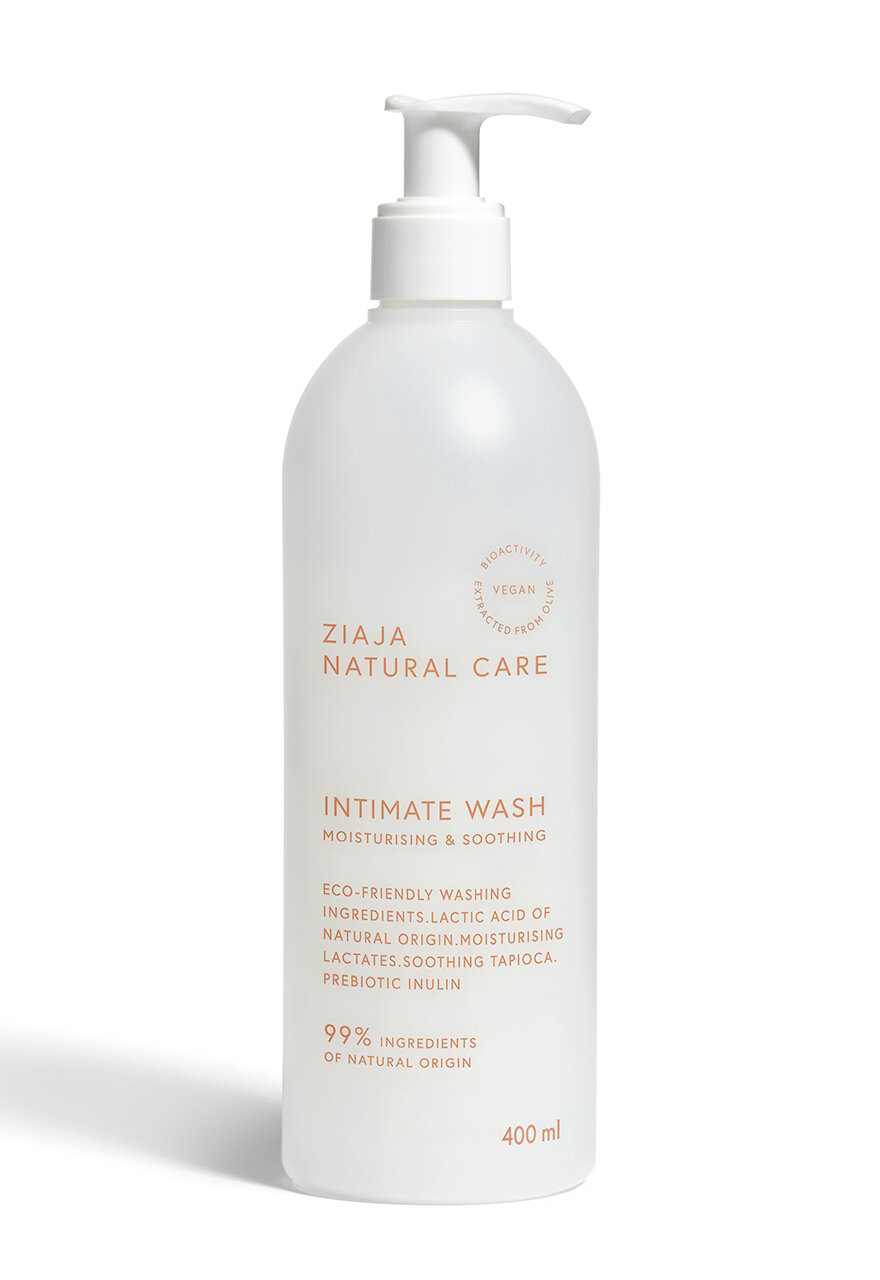 Гель для интимной гигиены Ziaja Natural Care, 400мл, веганский, без парабенов