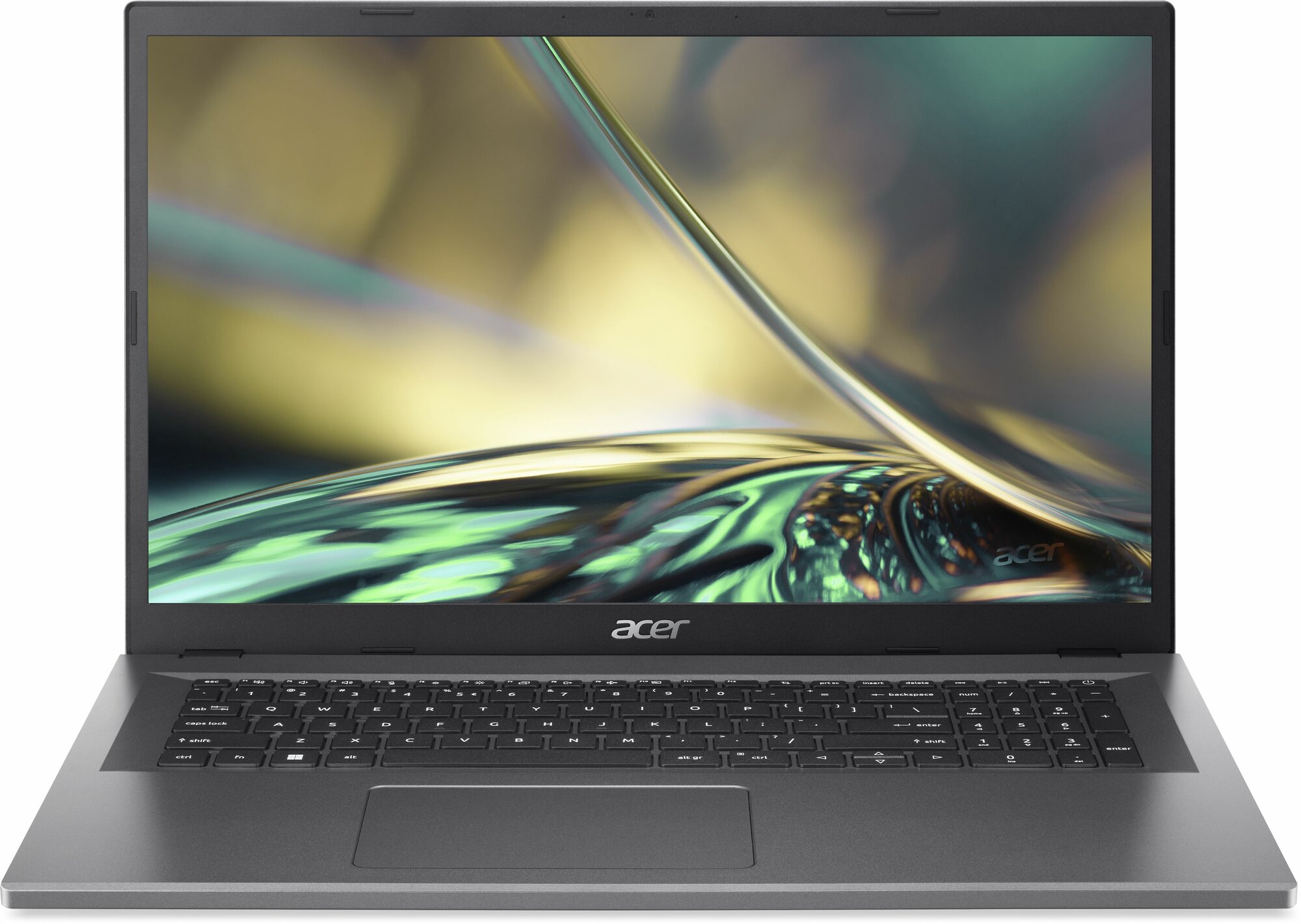 Ноутбук Acer Aspire 3 17.3", IPS, Intel Core i3 N305 1.8ГГц, 16ГБ , 512ГБ SSD, Intel UHD Graphics, серебристый — фото 1