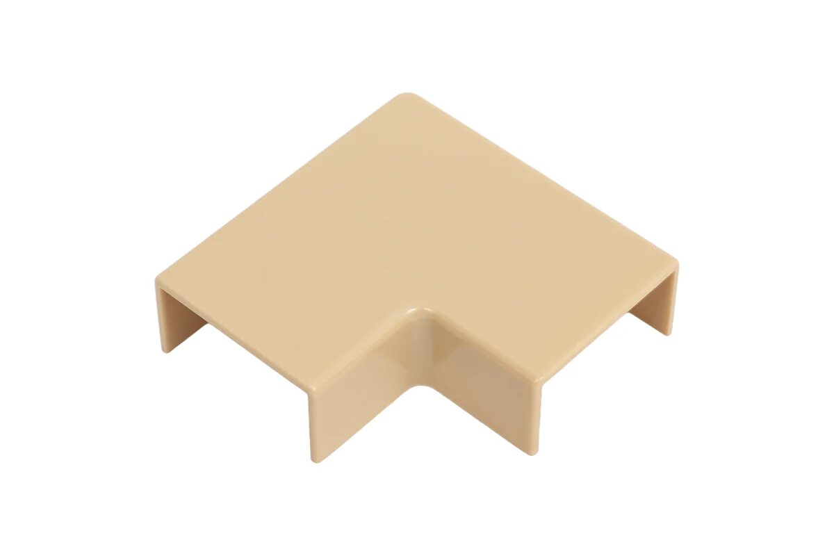 Рувинил Поворот на 90 градусов для РКК 20x10 бежевый уп 20 шт ПВР-20х10-27М