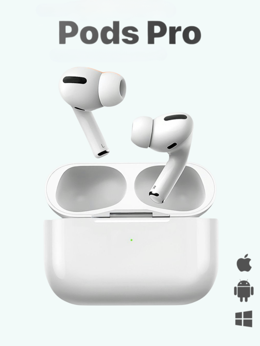 Наушники A.pods Pro, LUX высококачественные, с системой беспроводной зарядкой