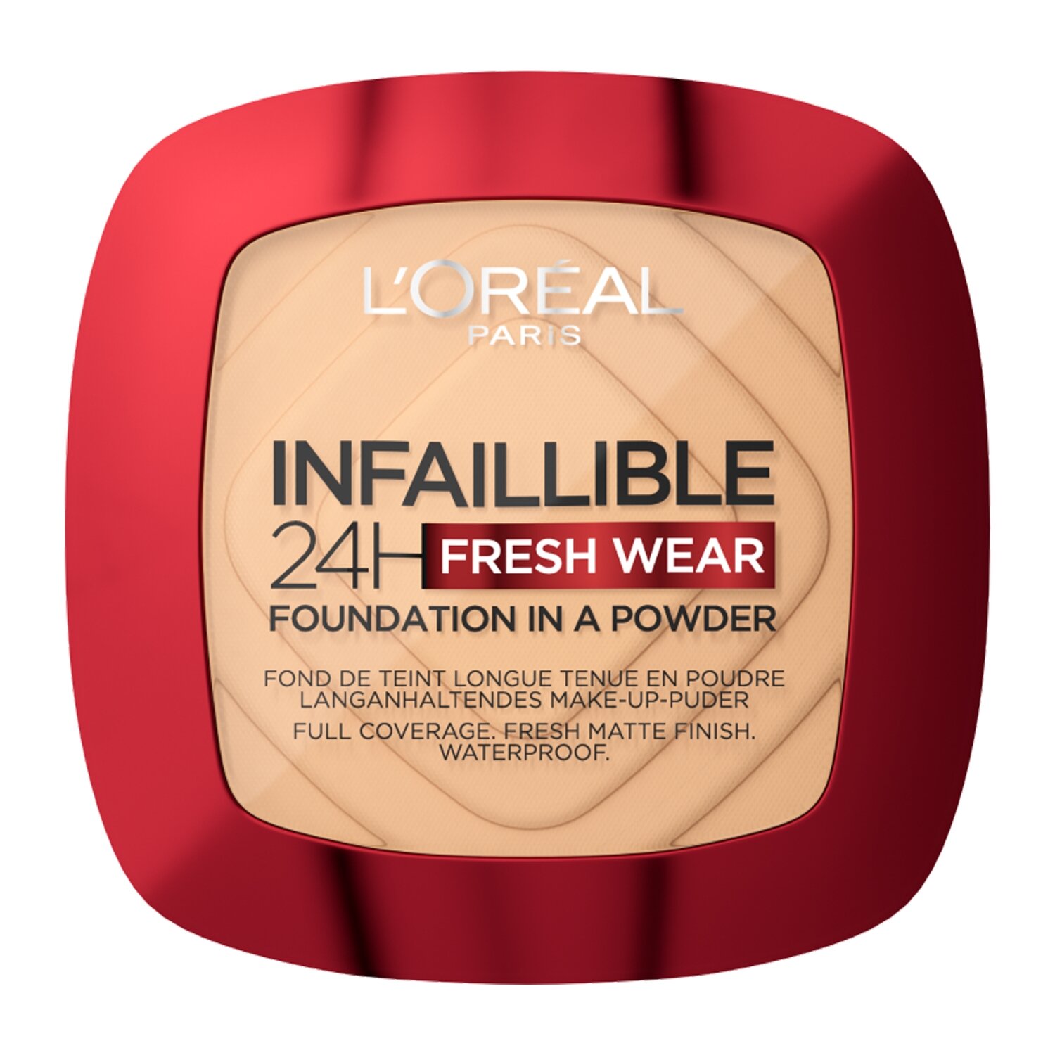Пудра L'Oreal Paris "Infaillible", 9 г, оттенок 140, стойкая, финиш матовый