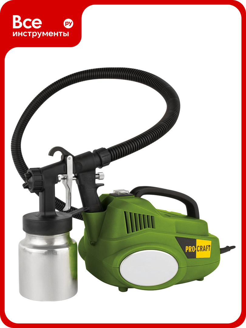 Краскопульт электрический Proccraft 600Вт 09л PSE950
