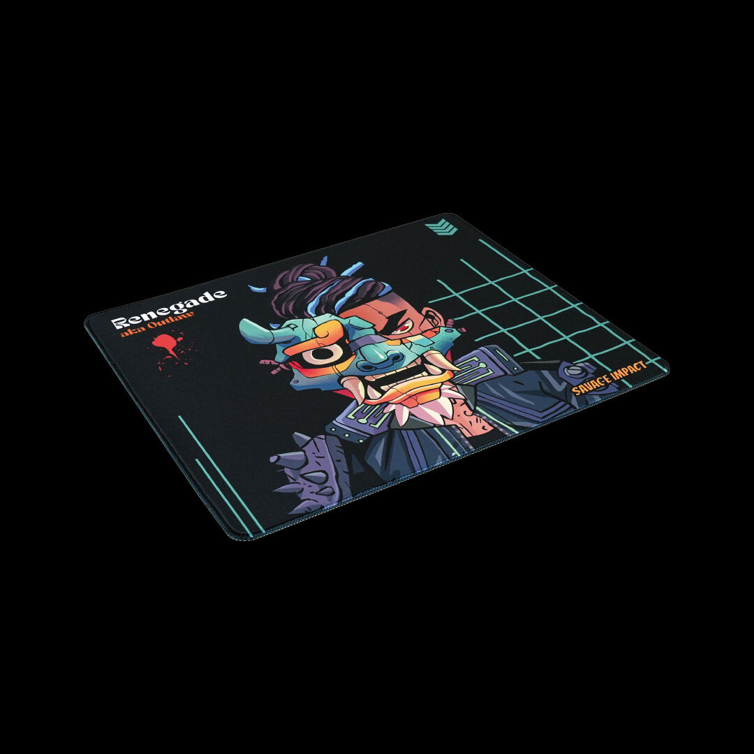 ИГРОВОЙ КОВРИК ДЛЯ МЫШИ BP-45 RENEGADE MIDNIGHT GAMING 450x400x5 мм — фото 1