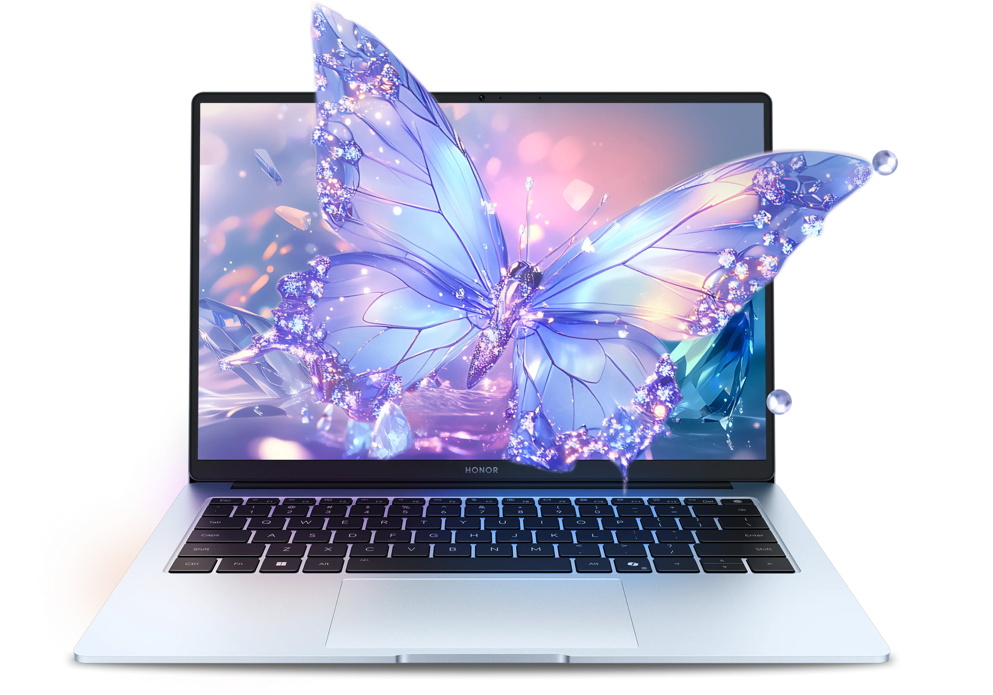 Ноутбук HONOR MagicBook X14 Plus Core i5 220H 2 ГГц, 14" 3K IPS, 32 ГБ, 1 ТБ, Iris Xe Graphics, Win 11, Синий