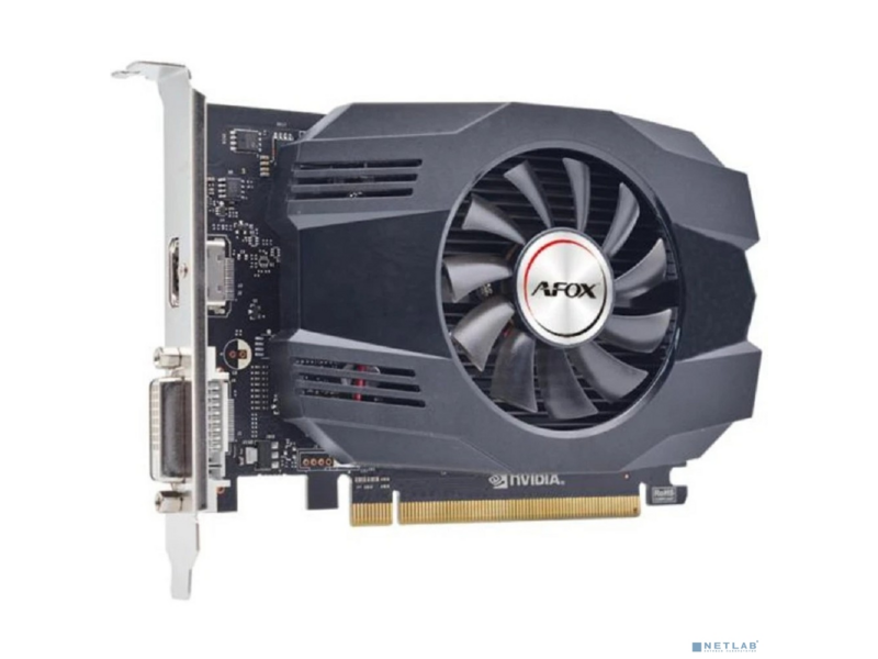 Видеокарта AFOX GT1030 4GB 64Bit DDR4 DVI/HDMI ATX Single Fan (AF1030-4096D4H5) RTL