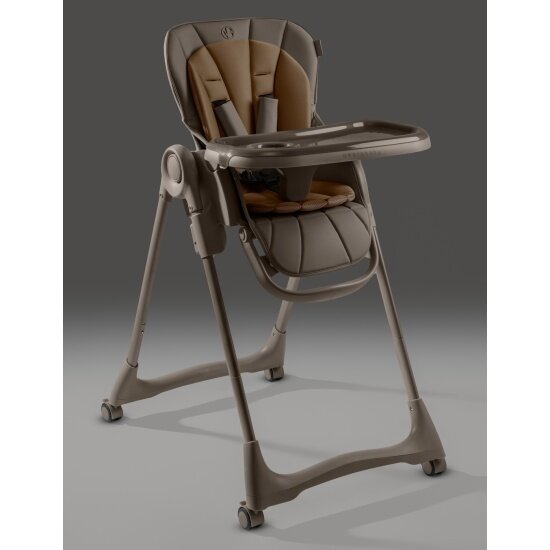 Стульчик для кормления Amarobaby Gourmet коричневый