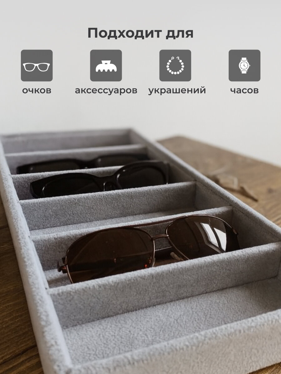 Органайзер для очков и хранения вещей Birdhouse, 6 отделений — фото 1