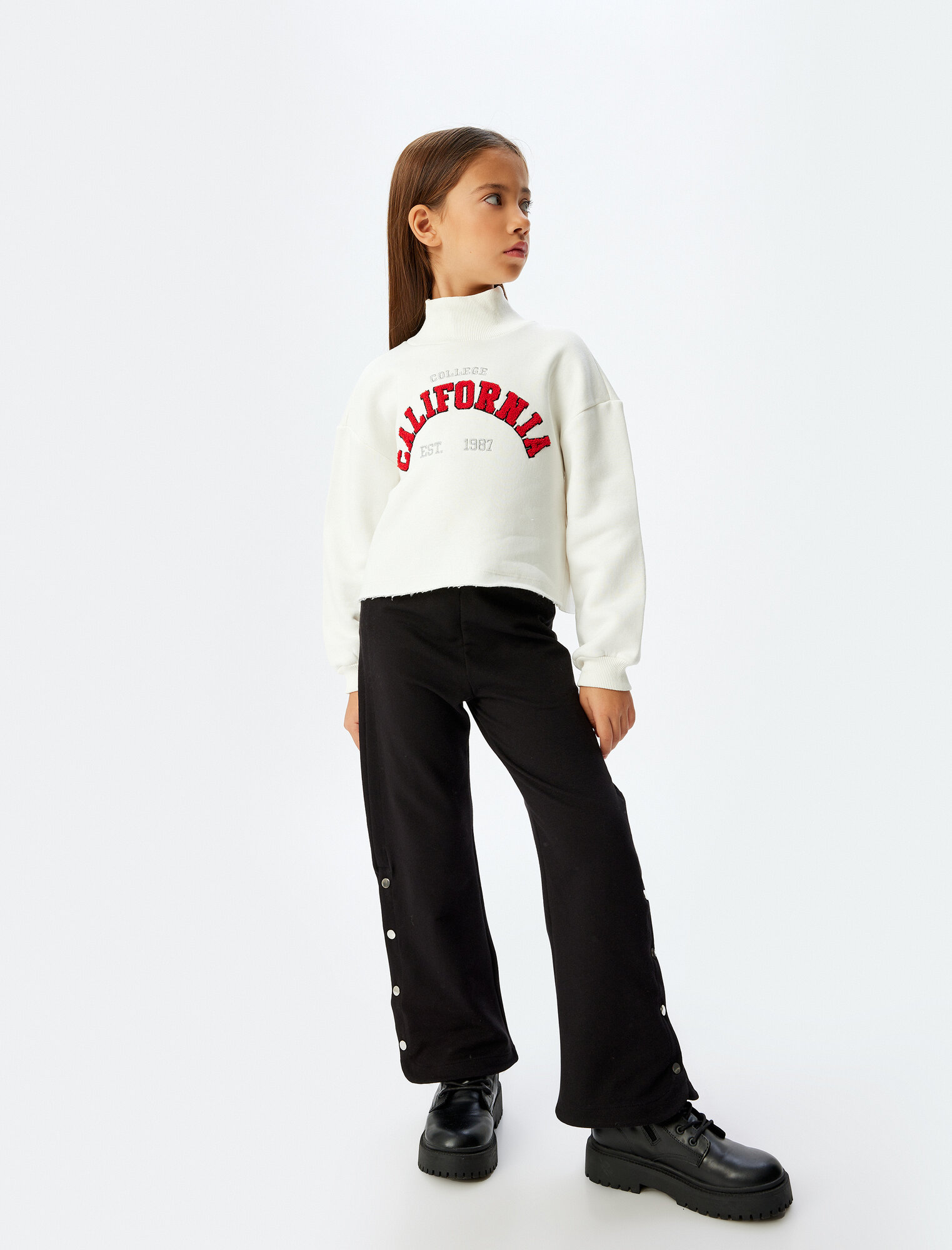 Брюки школьные KOTON размер 13-14 лет черный