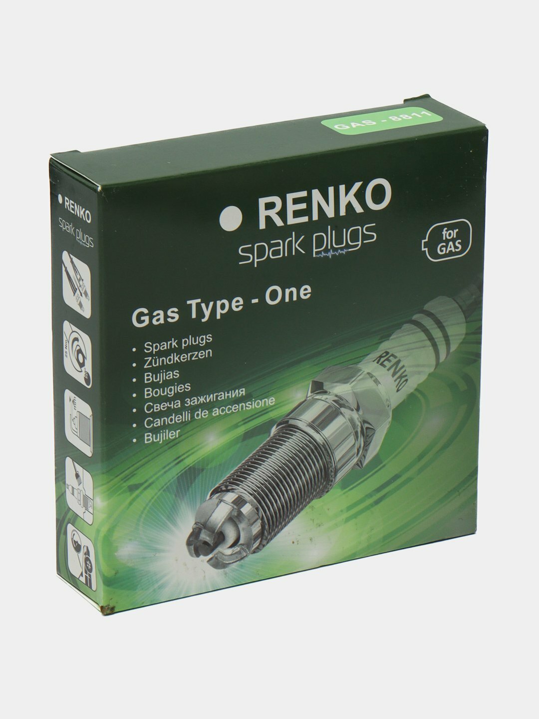 Свеча зажигания ГАЗ Ренко Gentra/Cobolt/Spark/Nexia3, 3-контактная