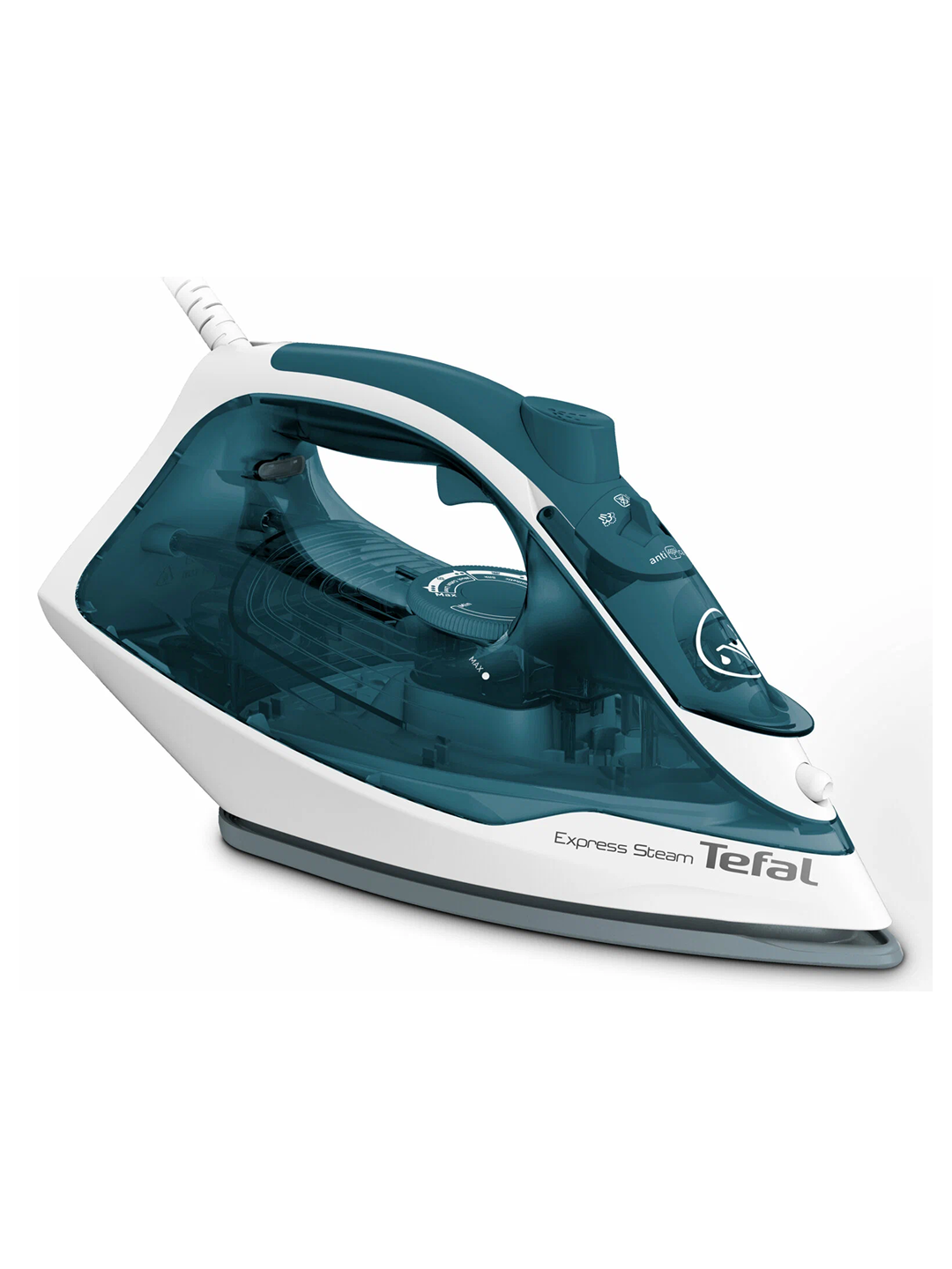 Утюг Tefal Express Steam FV2839E0 Мощность 2400 Вт, Паровой удар 185, шнур длиной 1,9 м, 1 год гарантия