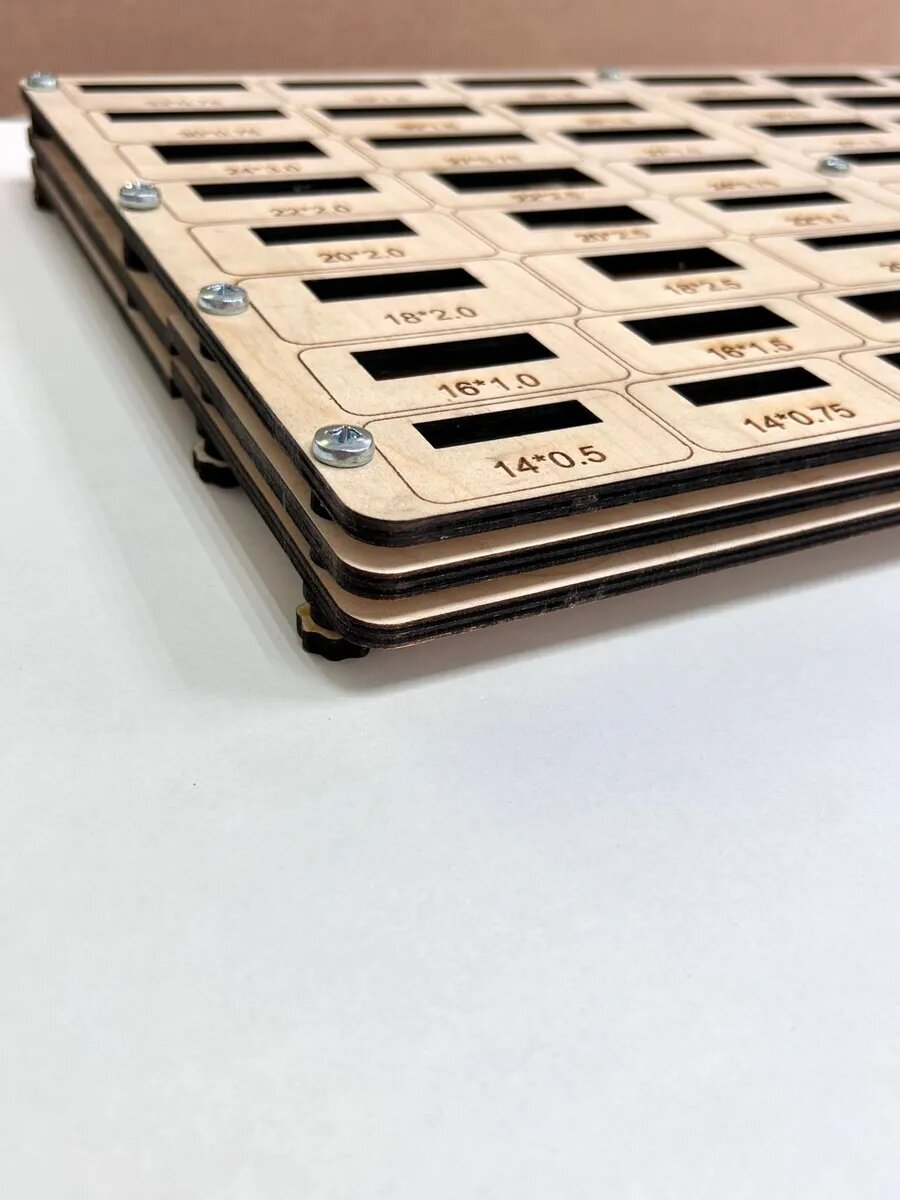 Подставка под плашки М14-33 из фанеры — фото 1