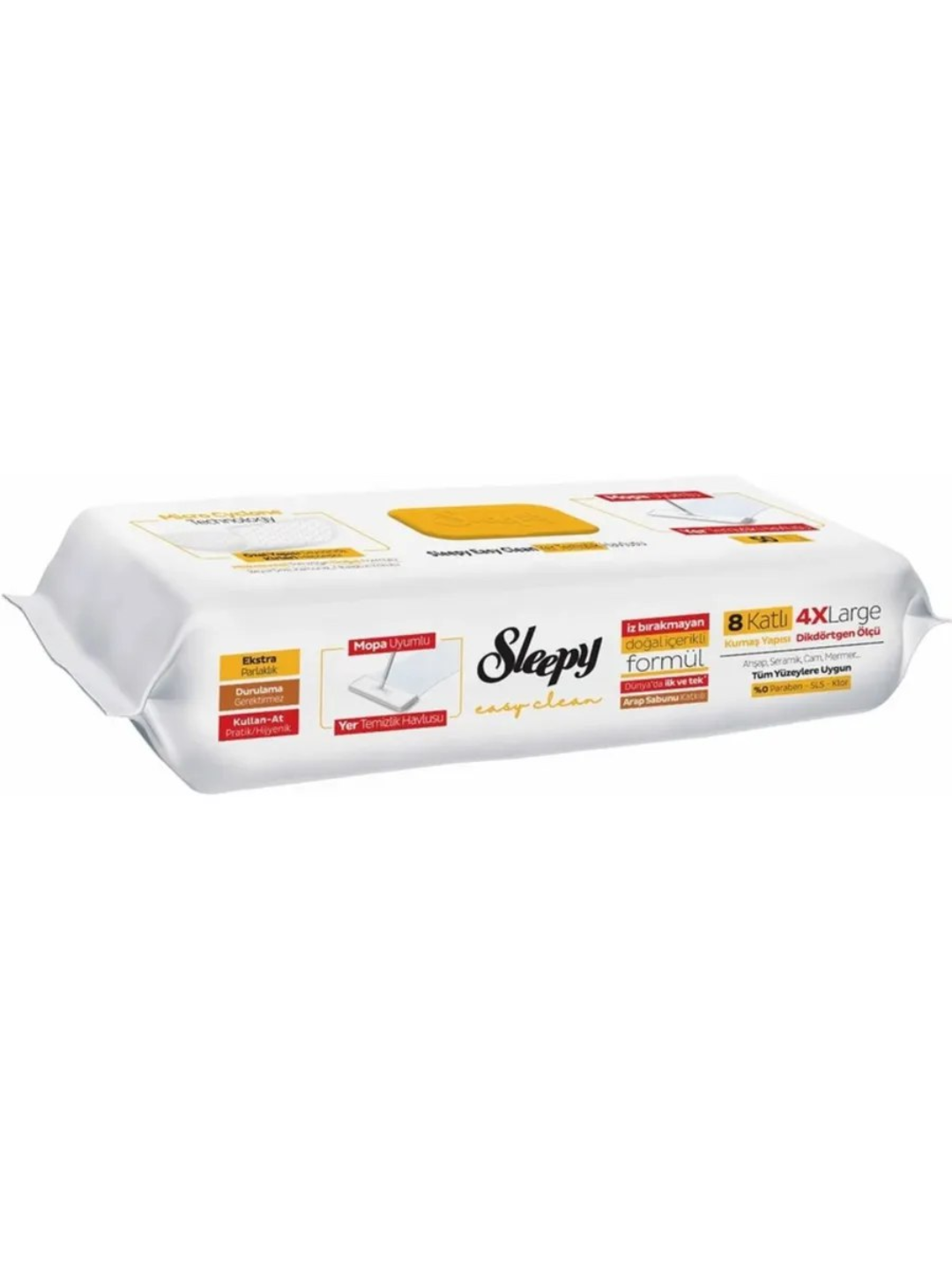 Влажные салфетки Sleepy "Easy Clean", для пола, 50шт, ароматизированные