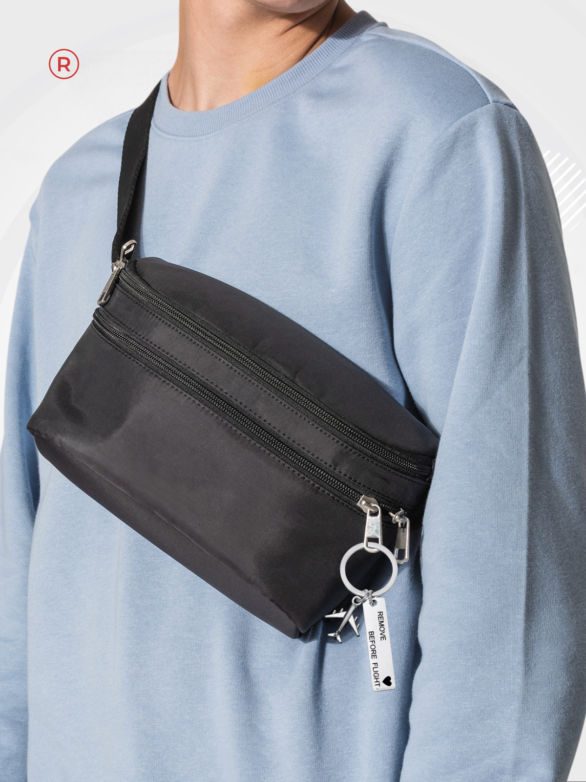 Брелок remove, серебристый — фото 1