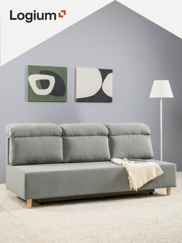 Изображение товара Диван раскладной Нан Арт. Арт. ТД 750/1 Fresh stone (светло-серый)