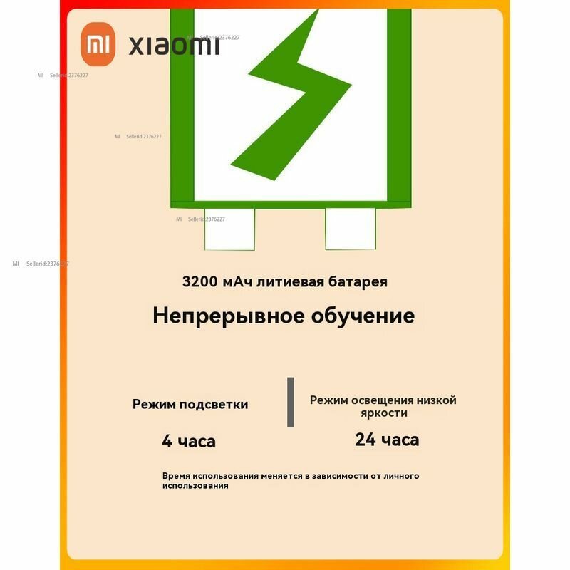 Изображение Лампы Xiaomi mijia имеют электрические и электрические заряды, которые подходят для ламп, необходимых для семьи