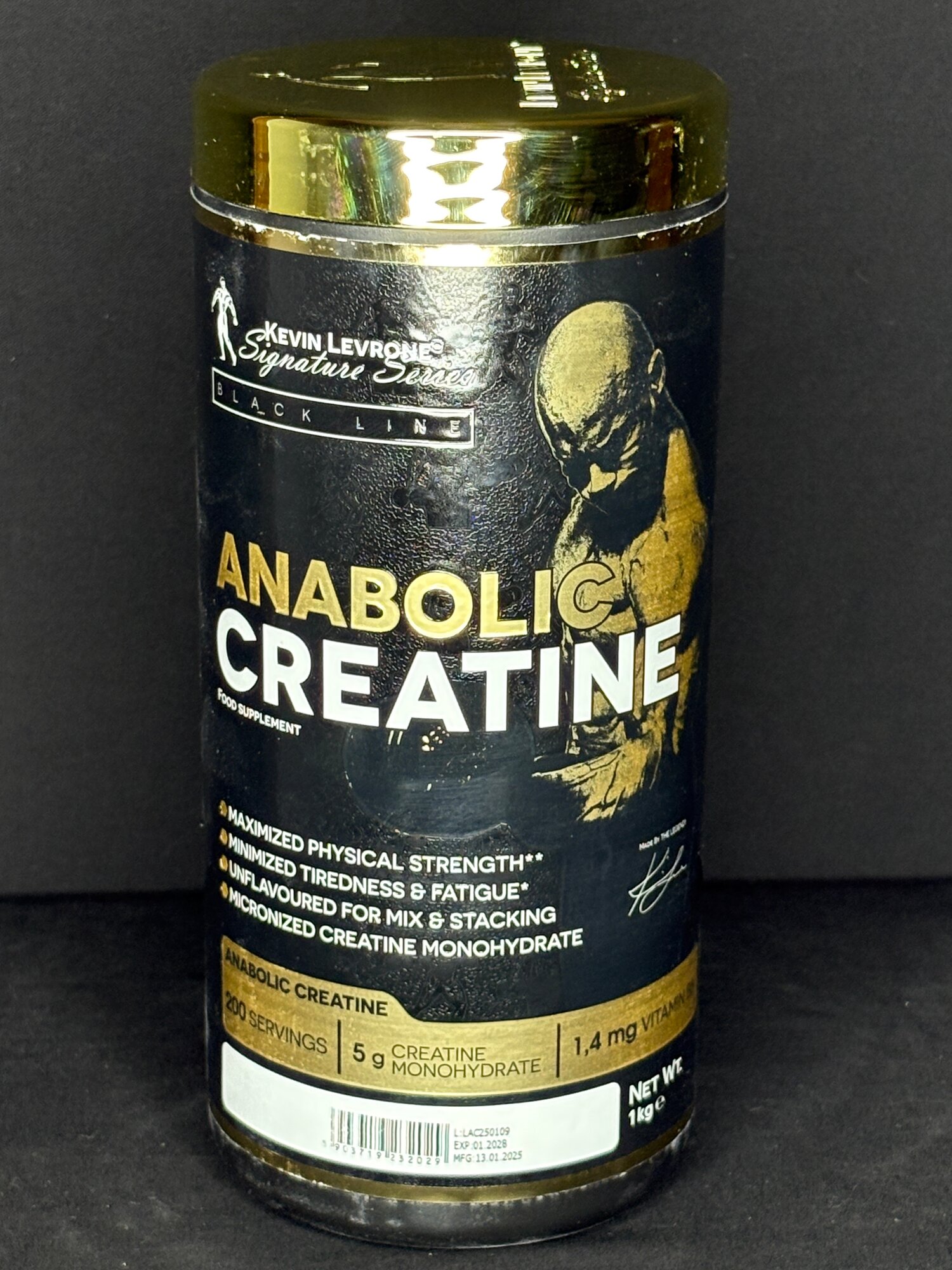 Креатин Kevin Levrone "Anabolic Creatine", 1 кг, порошок, 200 порций