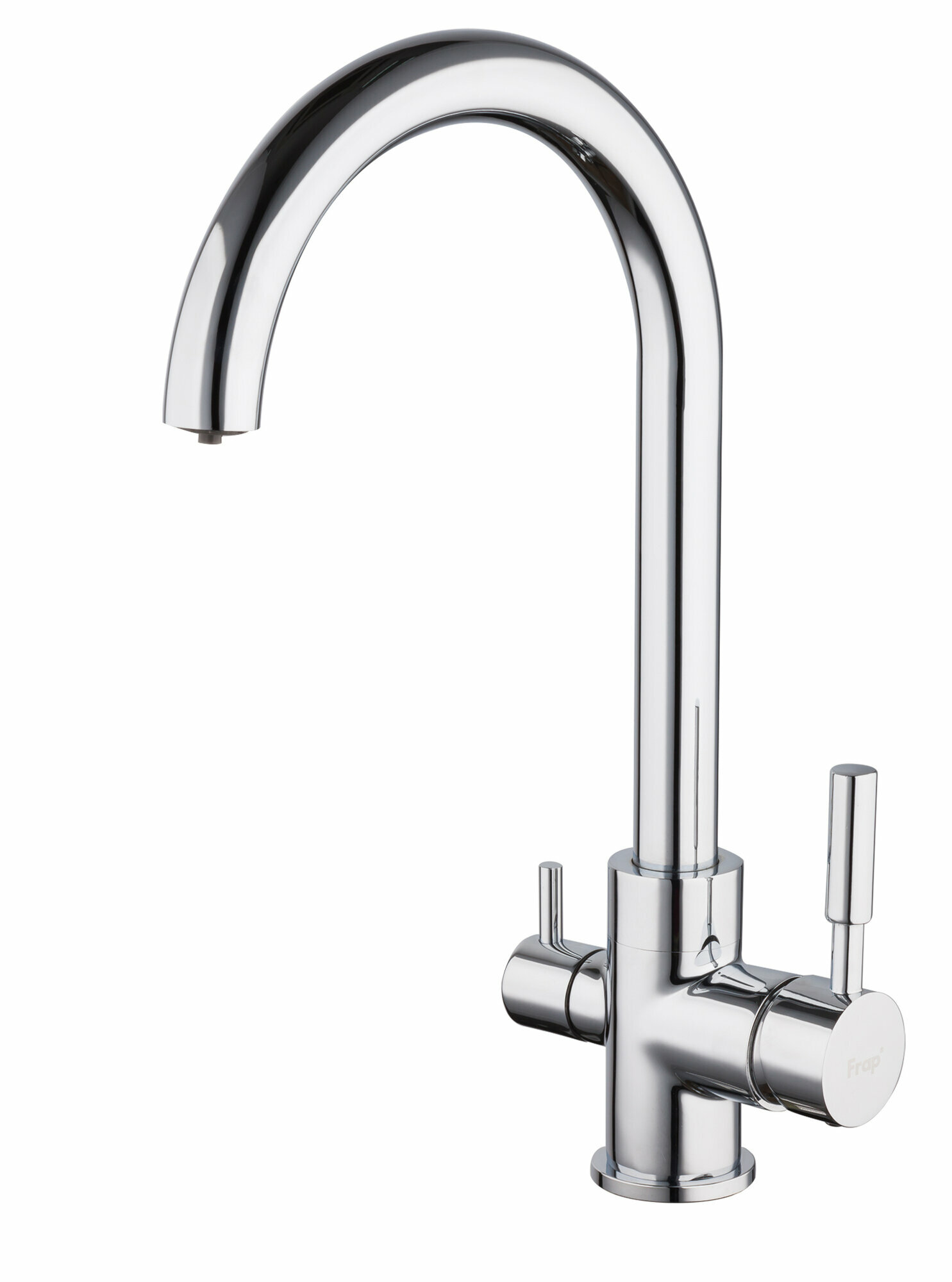 Смеситель для кухни Frap H52 F4352, латунь, хром, поворотный