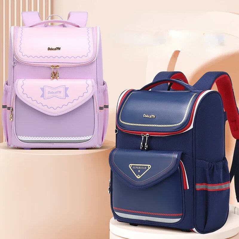 Изображение Рюкзак Xiaomi Mijia детский декомпрессионный, школьный ранец, легкий водонепроницаемый, школьные ранцы