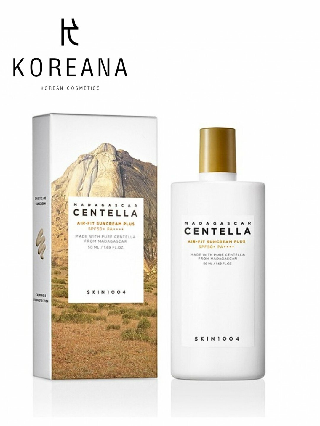 Лёгкий солнцезащитный крем SKIN1004 Madagascar Centella Air-Fit Suncream Plus SPF50+PA++++