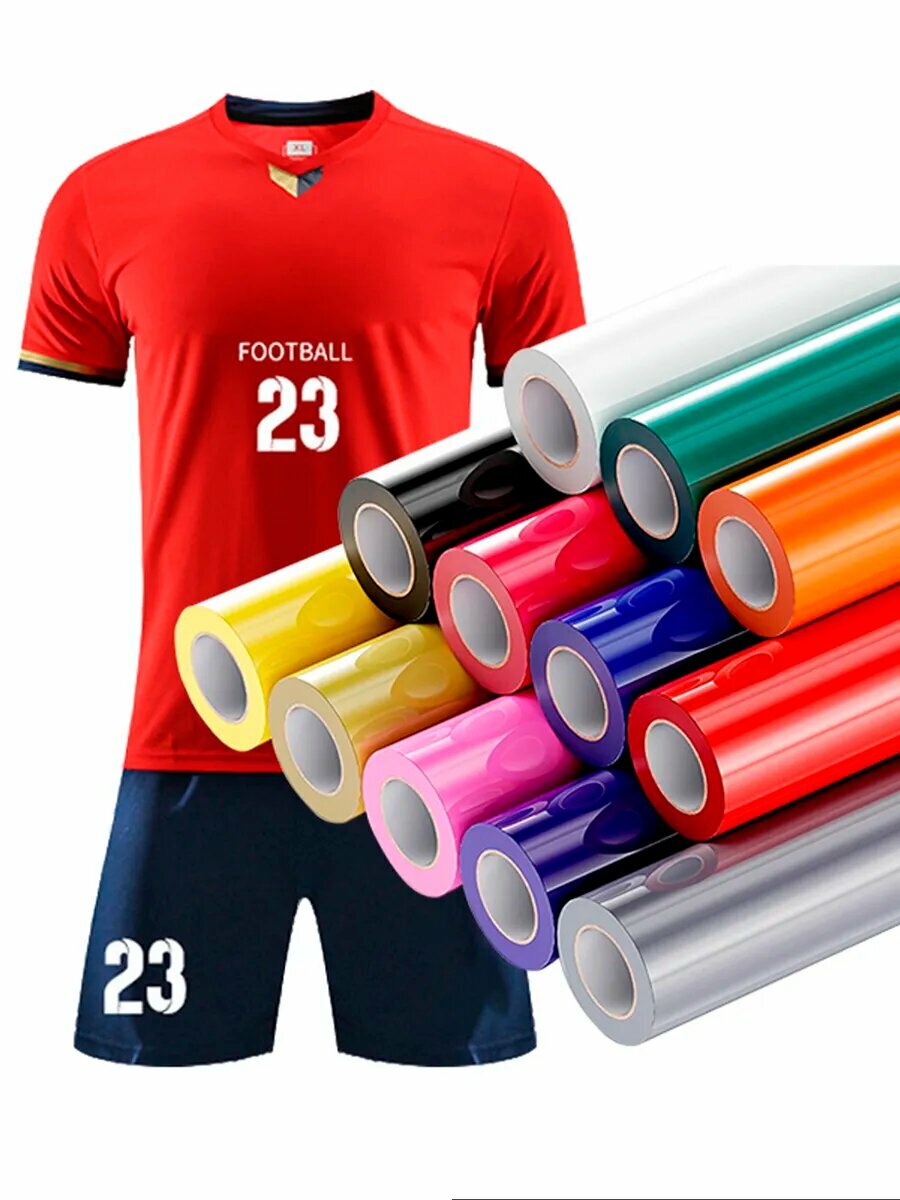 Термотрансферная пленка Серый PU для ткани 30х50см — фото 1